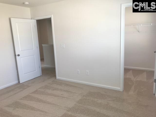 730 Lansford Bay Dr, West Columbia, SC 29172 - unfurnished bedroom featuring carpet floors, baseboards, a spacious closet, and a closet