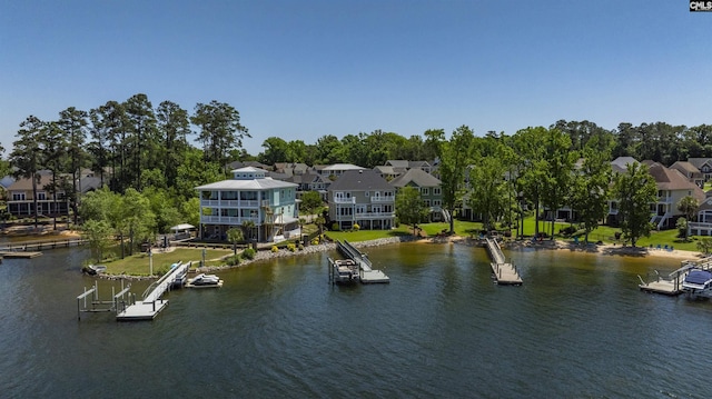 305 Marina Ct, Lexington, SC 29072 - view of water feature featuring a boat dock and a residential view