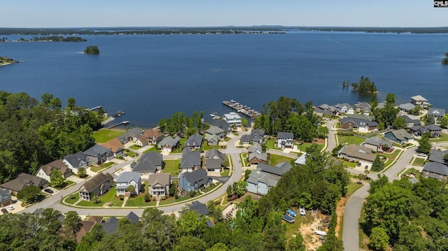 305 Marina Ct, Lexington, SC 29072 - bird's eye view with a water view and a residential view