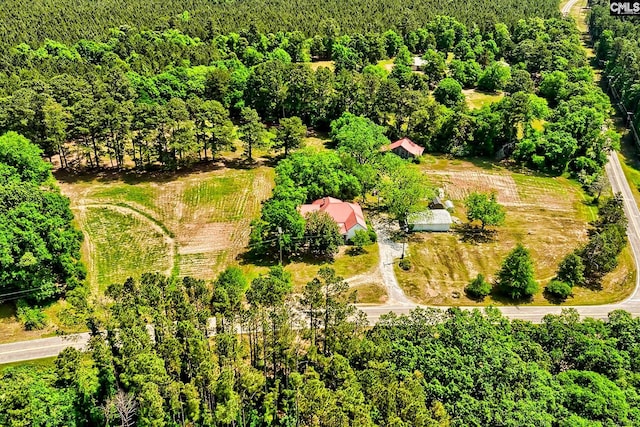215 Greenbrier Mossydale Rd, Winnsboro, SC 29180 - birds eye view of property featuring a forest view