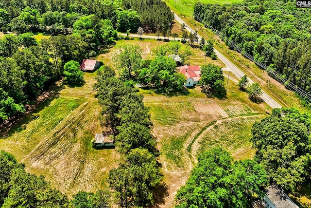 215 Greenbrier Mossydale Rd, Winnsboro, SC 29180 - birds eye view of property with a rural view