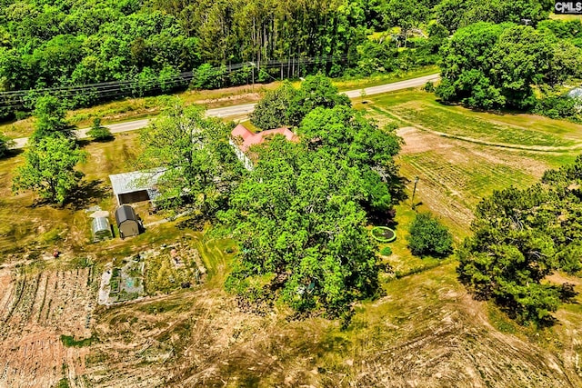 215 Greenbrier Mossydale Rd, Winnsboro, SC 29180 - birds eye view of property with a rural view