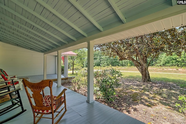 215 Greenbrier Mossydale Rd, Winnsboro, SC 29180 - view of deck