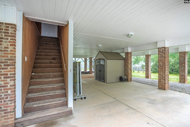 view of staircase
