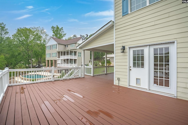 view of deck