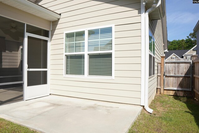 509 Malachite Ln, Chapin, SC 29036 - exterior space featuring fence, a yard, and a patio area