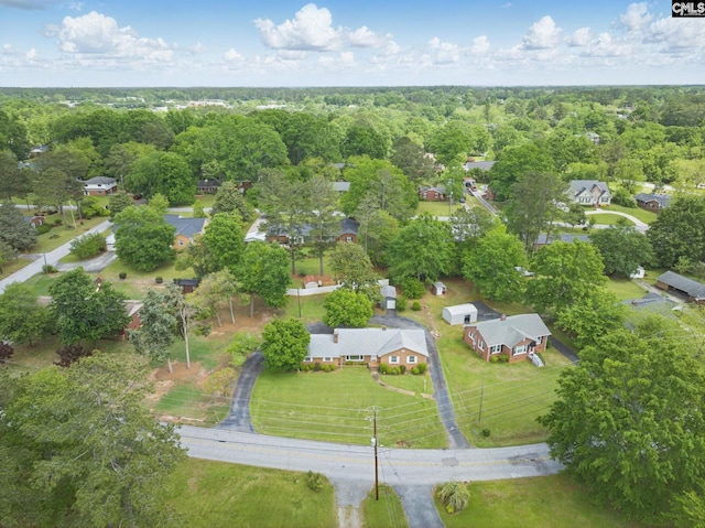 aerial view with a view of trees