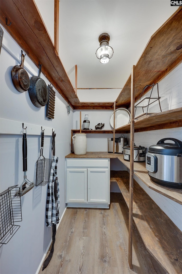 view of storage room