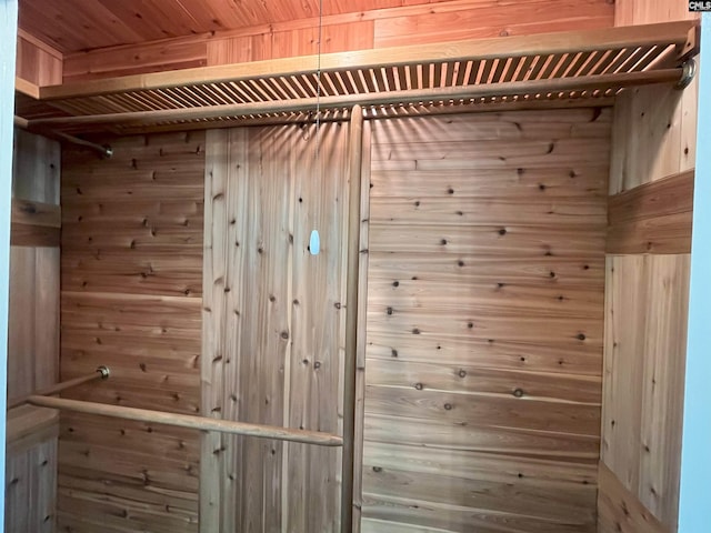 view of closet