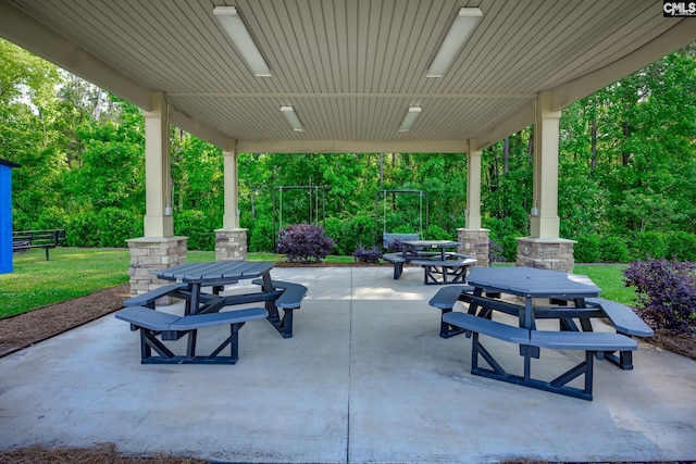 view of patio / terrace with outdoor dining area