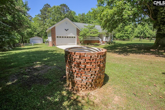 details featuring brick siding