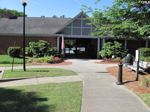 15 Mapleleaf Dr, Columbia, SC 29229 - view of front of house featuring a chimney and driveway