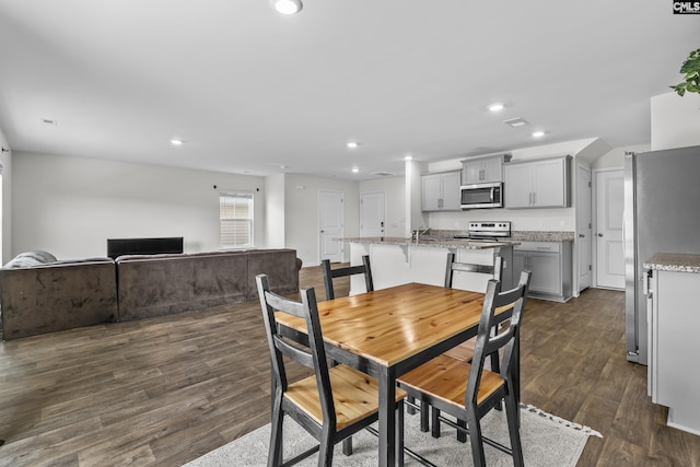 304 Sandbach Rd, Columbia, SC 29209 - dining room with recessed lighting and dark wood-style floors