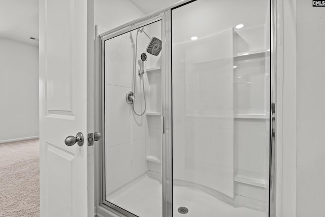 105 Maple Ct, Lugoff, SC 29073 - bathroom with a stall shower
