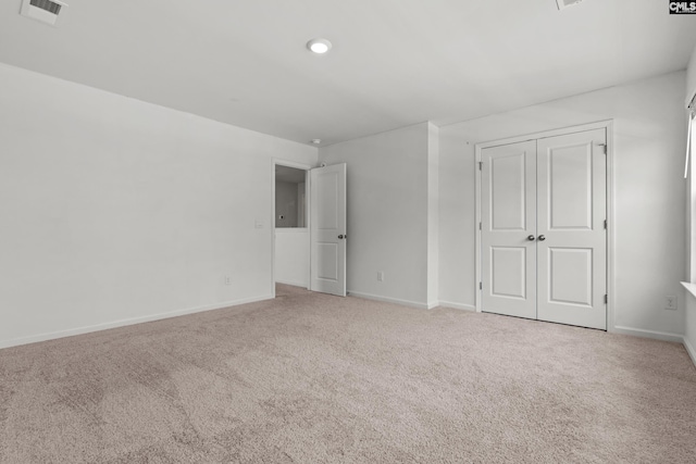 105 Maple Ct, Lugoff, SC 29073 - unfurnished bedroom with visible vents, baseboards, carpet floors, and a closet