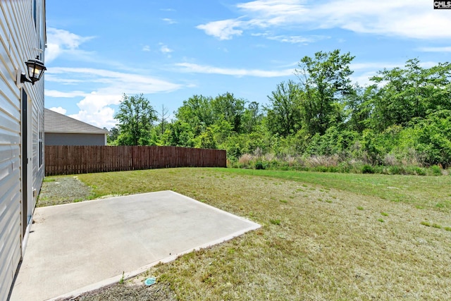 105 Maple Ct, Lugoff, SC 29073 - view of yard with fence and a patio