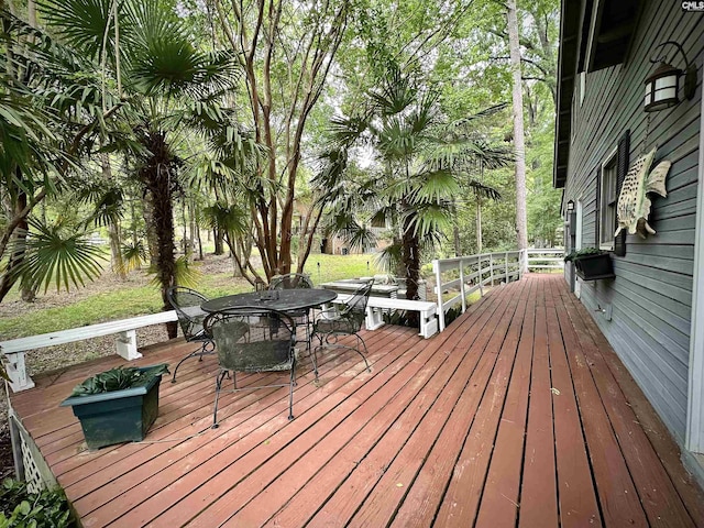 107 Old Sawmill Trl, Chapin, SC 29036 - deck featuring outdoor dining space