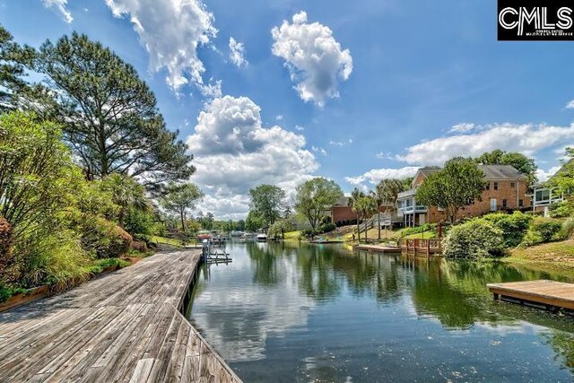 121 Cove View Dr, Irmo, SC 29063 - view of dock with a water view