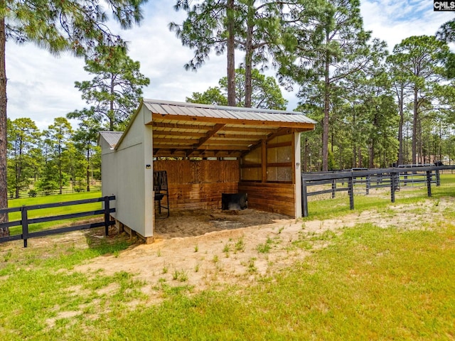 view of stable