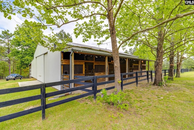 view of stable