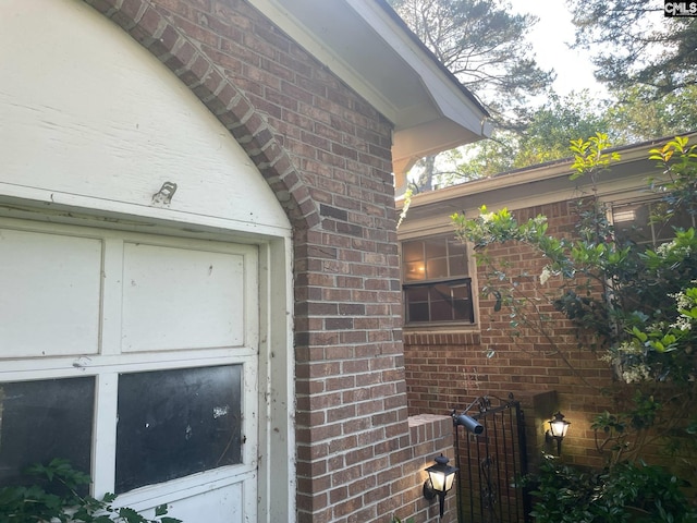 details with brick siding