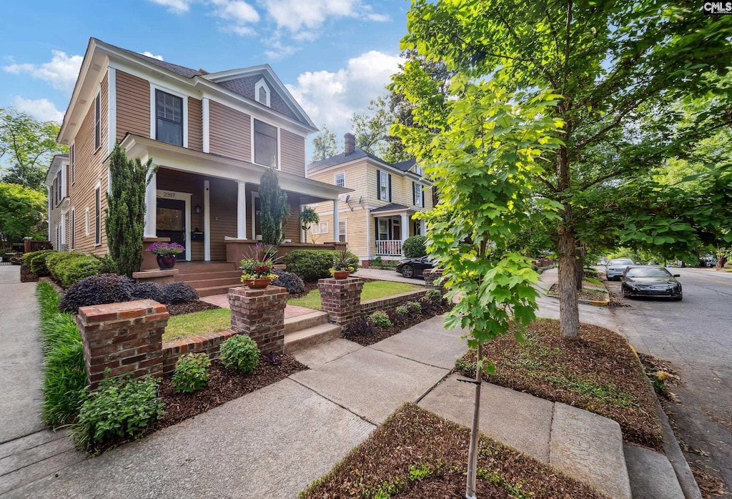 2317 Park St, Columbia, SC 29201 - view of front of property with a porch