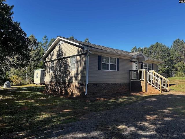 629 Crystal Creek Cir, Chapin, SC 29036 - view of front of property featuring a front lawn and crawl space