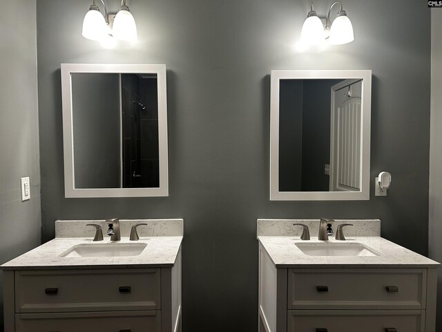 629 Crystal Creek Cir, Chapin, SC 29036 - full bath featuring two vanities and a sink