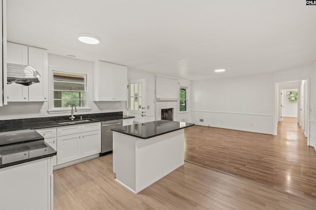 5227 Bush River Rd, Columbia, SC 29212 - kitchen with a sink, dishwasher, open floor plan, and plenty of natural light