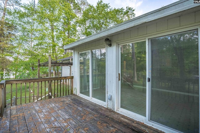 5227 Bush River Rd, Columbia, SC 29212 - view of wooden deck