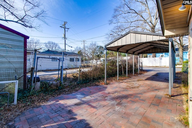 2700 Magnolia St, Columbia, SC 29204 - view of car parking with fence and a carport