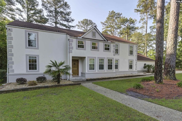 15 Glenlake Rd, Columbia, SC 29223 - view of front of property featuring stucco siding and a front lawn