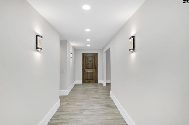 15 Glenlake Rd, Columbia, SC 29223 - hall with light wood-style floors, baseboards, and recessed lighting