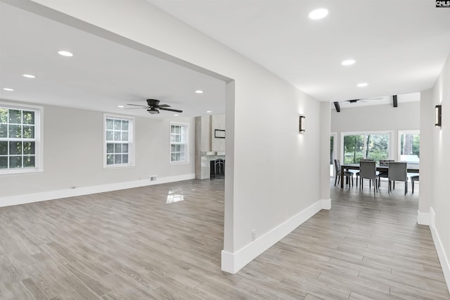 15 Glenlake Rd, Columbia, SC 29223 - hall with light wood finished floors, baseboards, and recessed lighting