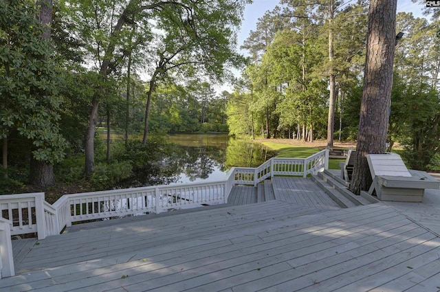 15 Glenlake Rd, Columbia, SC 29223 - wooden terrace featuring a water view
