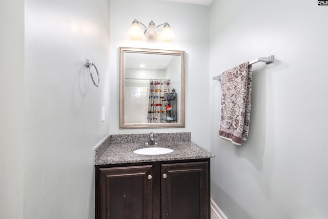 full bathroom with vanity