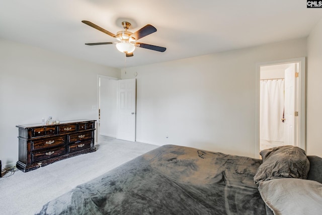 393 Vermillion Dr, Columbia, SC 29209 - carpeted bedroom with a ceiling fan
