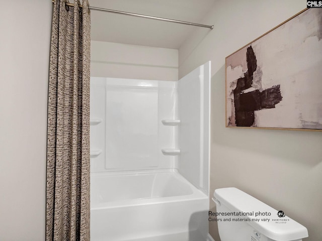 bathroom featuring toilet