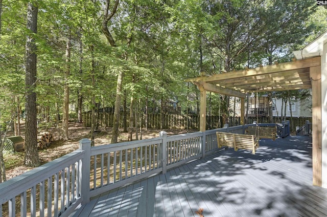 5 Stonewall Ct, Irmo, SC 29063 - wooden deck featuring a pergola