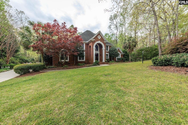207 Spring Creek Ct, Lexington, SC 29072 - view of front of house with brick siding and a front yard