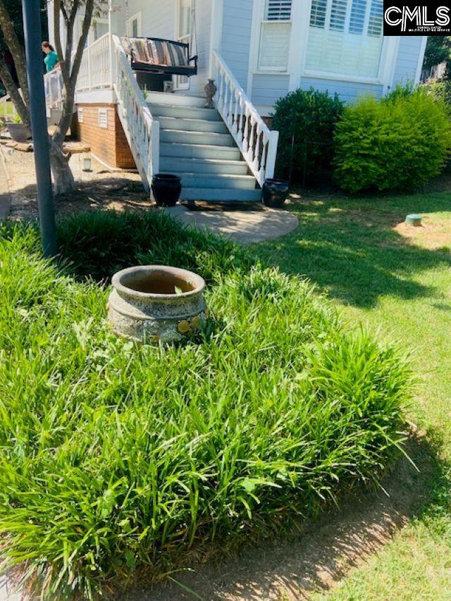 319 Mooring Ln, Lexington, SC 29072 - view of green lawn with stairway