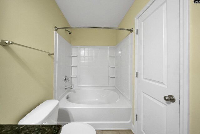 305 Thoroughbred Way, Columbia, SC 29045 - bathroom featuring toilet, tile patterned flooring, and bathing tub / shower combination