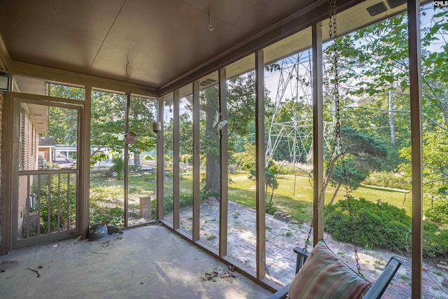 604 Shady Ln, Cayce, SC 29033 - view of unfurnished sunroom