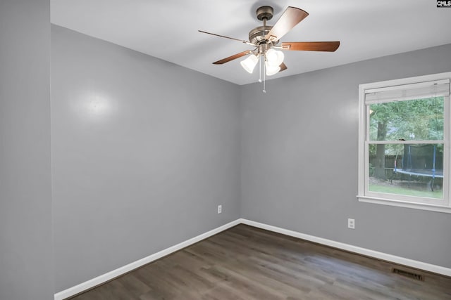 105 Golden Pond Dr, Lexington, SC 29073 - unfurnished room featuring ceiling fan, wood finished floors, and baseboards