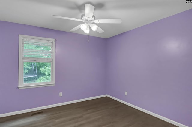 105 Golden Pond Dr, Lexington, SC 29073 - unfurnished room featuring baseboards, wood finished floors, and ceiling fan