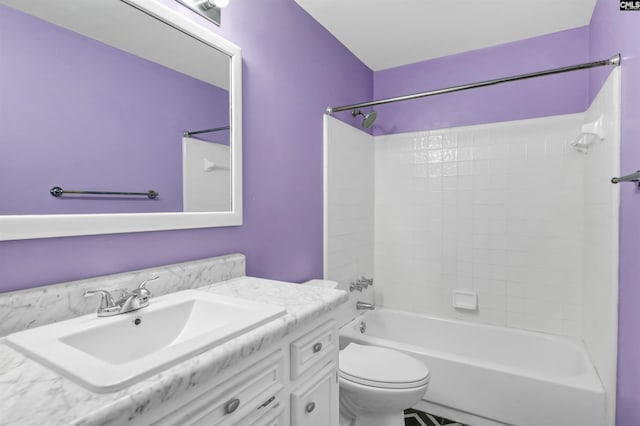 105 Golden Pond Dr, Lexington, SC 29073 - bathroom featuring tub / shower combination, toilet, and vanity
