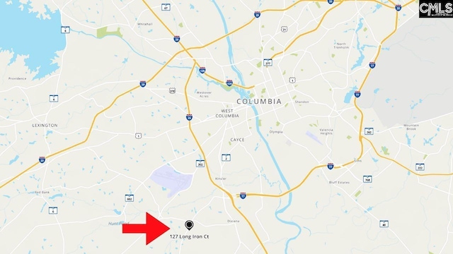map of property with streets / nearby areas