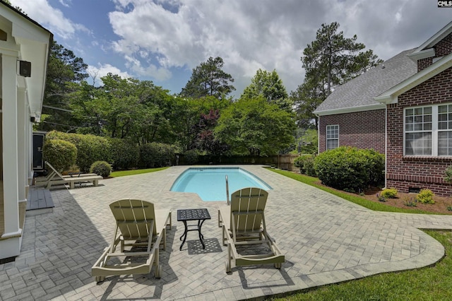 5102 Circle Dr, Columbia, SC 29206 - view of pool featuring a patio and a fenced backyard