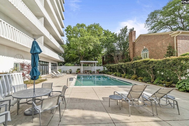 1829 Senate St Unit 17D, Columbia, SC 29201 - community pool featuring a patio area and fence