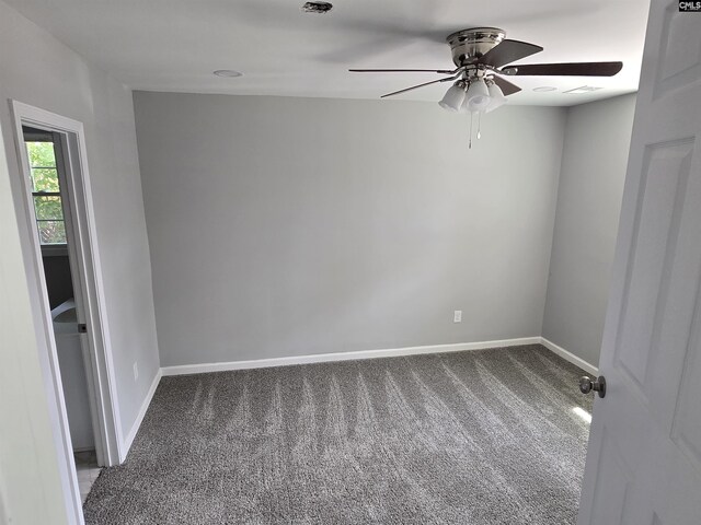 2009 Woodfield Dr, Columbia, SC 29223 - carpeted spare room featuring ceiling fan and baseboards